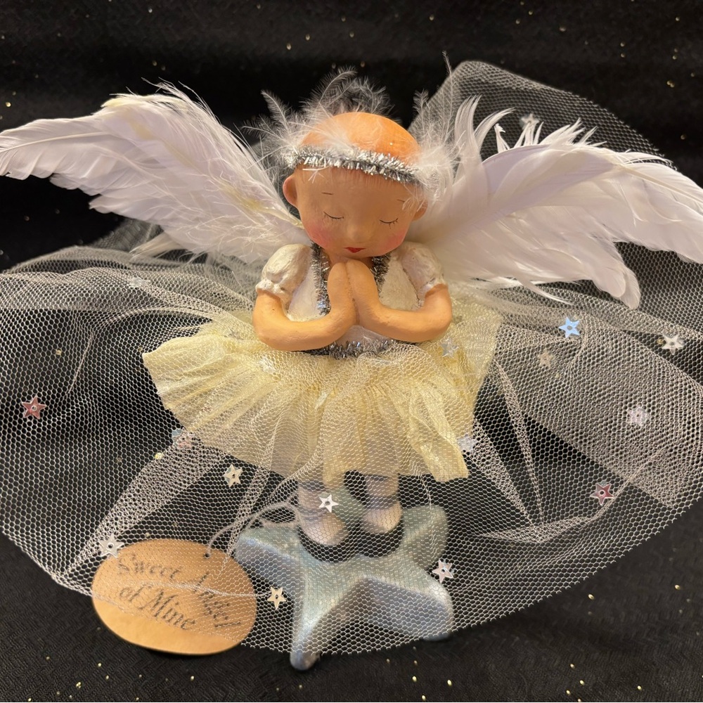 Silvestri Sweet Angel of Mine Praying Angel Figurine 2009 DEMDACO 8” w/Tag - Picture 2 of 16